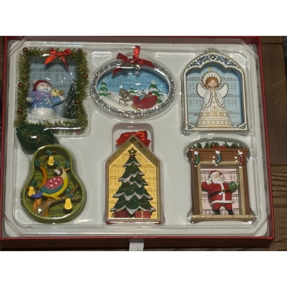 Hallmark: Songs of the Season 2018 Keepsake Ornament Collection Set of 6 - NEW!